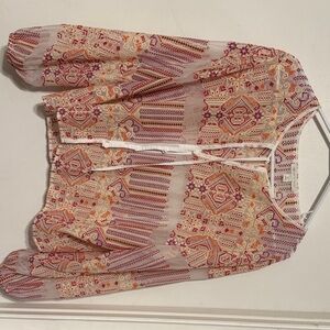 Chelsea & Violet Multicolor Embroidered Top